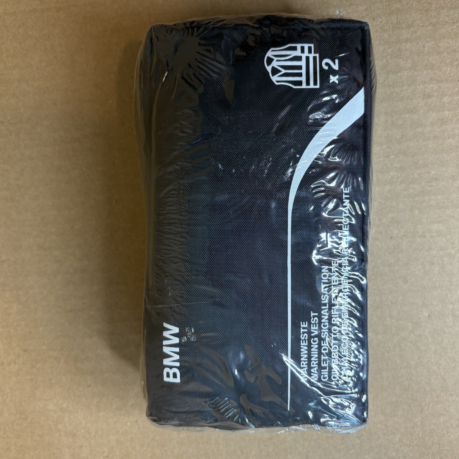 BMW Genuine High Visibility Safety Vests Set of Two New in Sealed Packaging Cool