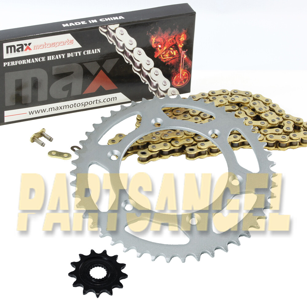 Gold Drive Chain & Sprockets kit for 2005-2021 Yamaha YZ125 & 2001-2004 YZ250F