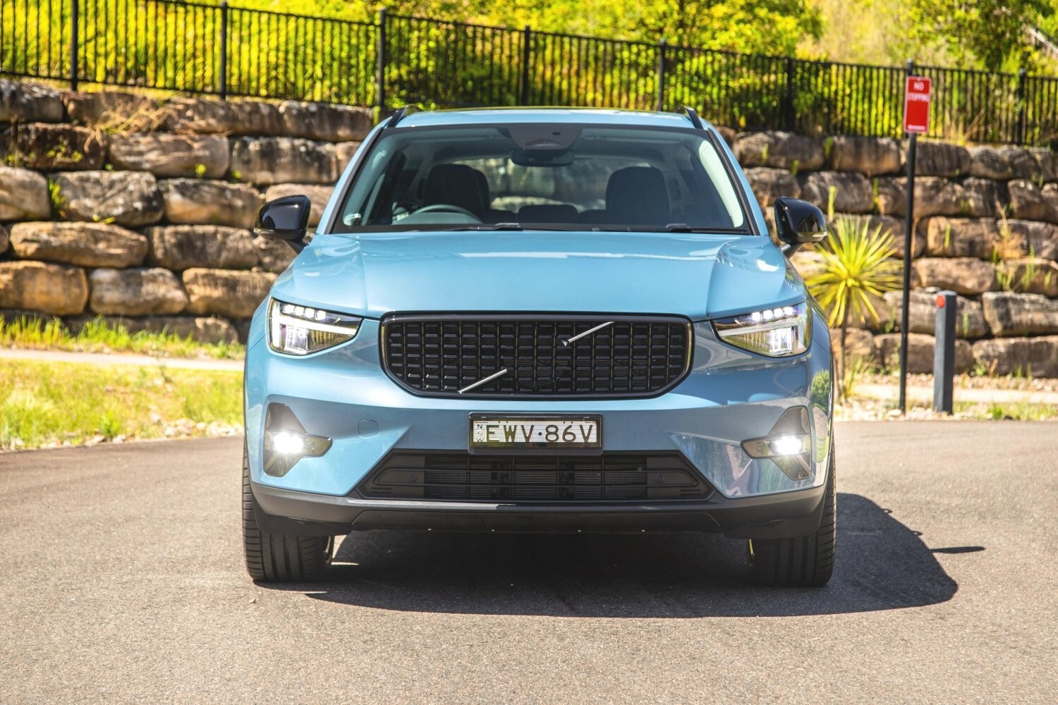 BlingLights White LED Halo Fog Lights Lamps for 2023 2024 2025 Volvo XC40 Core