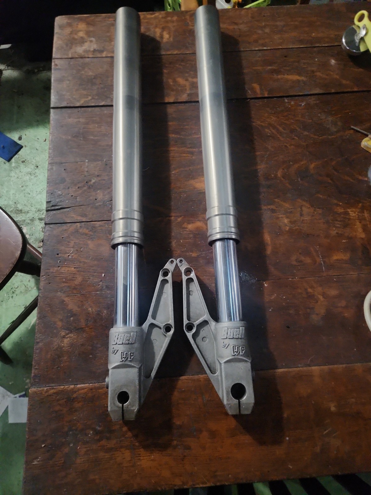 1999 Buell X1 M2 S1 Lightning Front Fork Suspension STRAIGHT Forks 1999 Buell X1 M2 S1 Lightning Front Fork Suspension STRAIGHT Forks