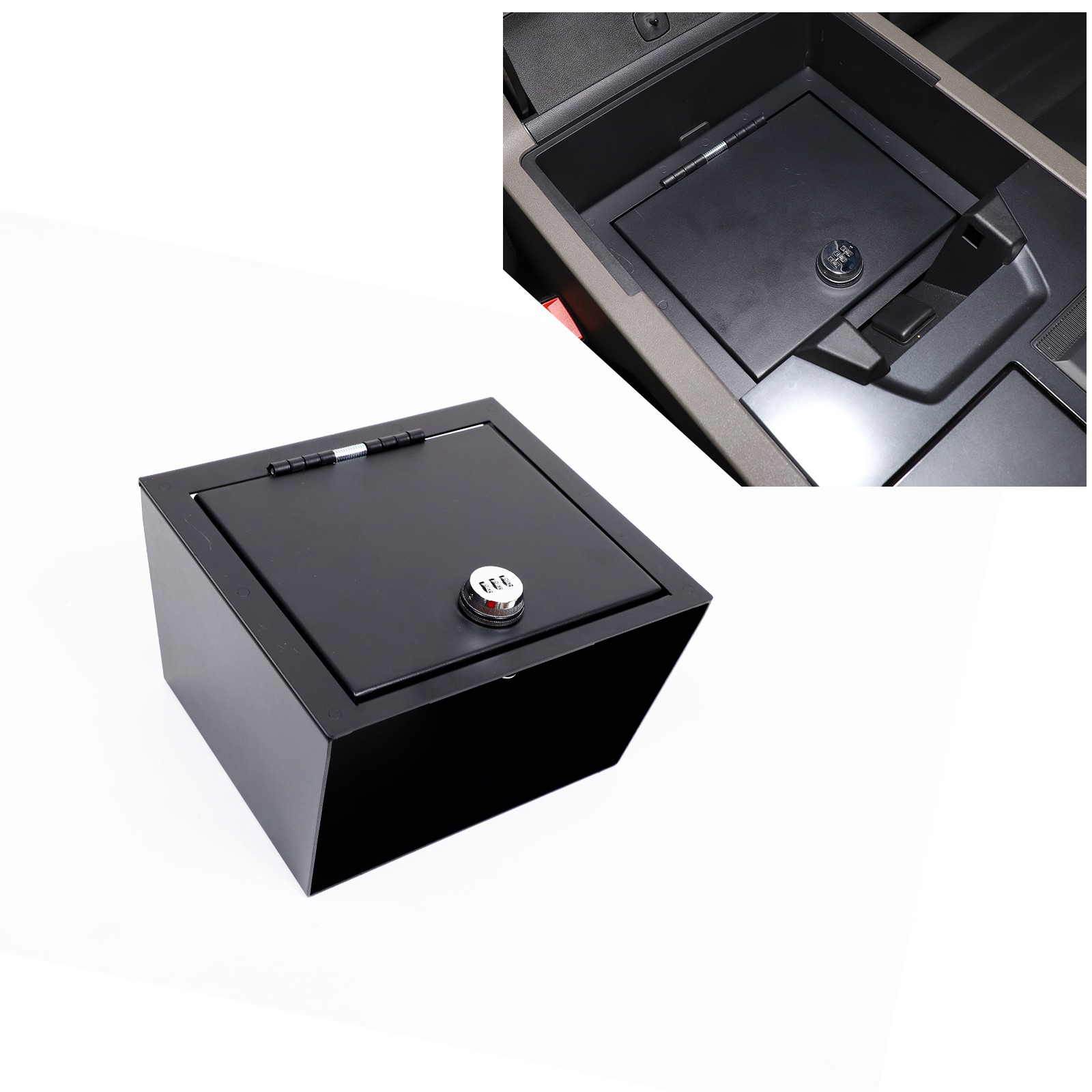 Center Console Armrest Lid Safe Storage Box Vault Fit for Hummer EV 2024-2026 US