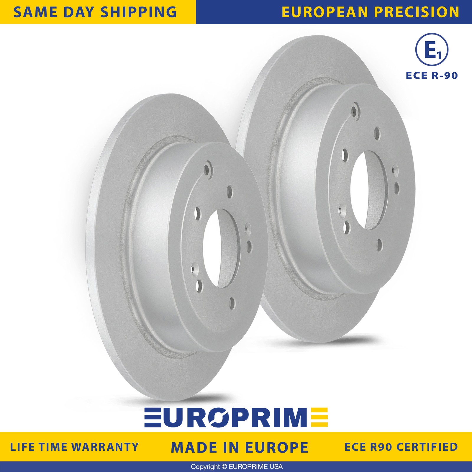 11.89 in Rear Brake Rotors Set for 2016-2021 Hyundai Tucson 17-22 Kia Sportage 11.89 in Rear Brake Rotors Set for 2016-2021 Hyundai Tucson 17-22 Kia Sportage
