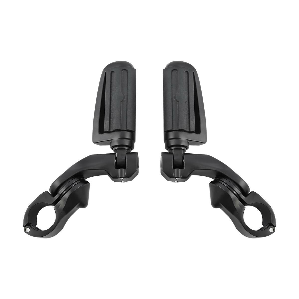 Universal 1 1/4\'\' Short Angled Highway Pegs Mount Foot Pegs Fit For Harley Honda