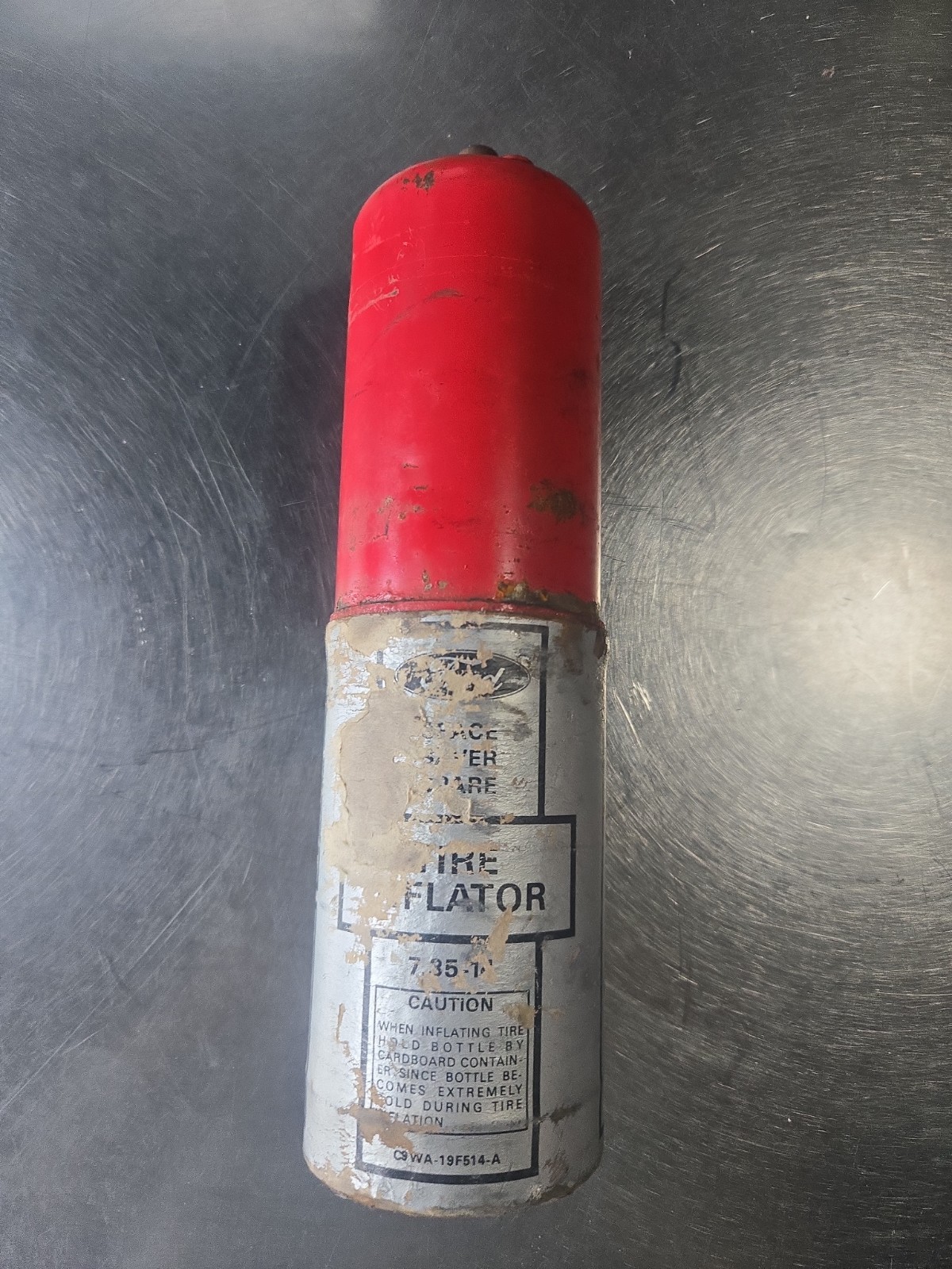 TIRE INFLATOR PULLED FROM 69 MUSTANG TIRE INFLATOR PULLED FROM 69 MUSTANG