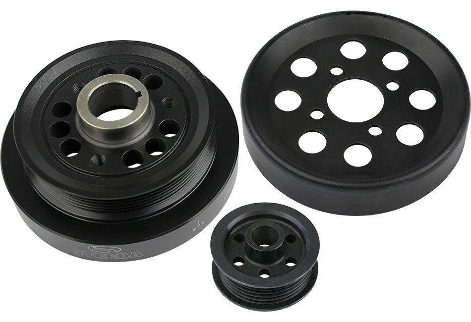 Steeda Autosports Underdrive Pulley Kit for Ford Mustang 2001-04 4.6L V8