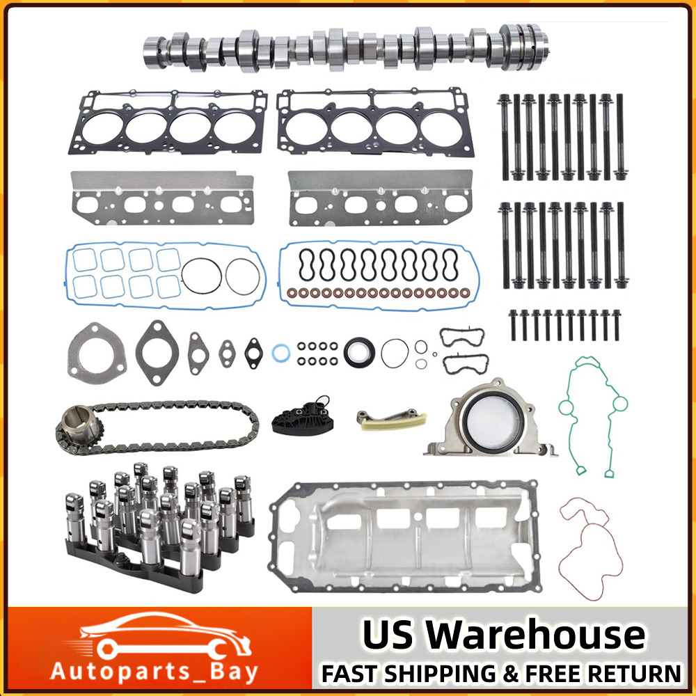 FIT 09-19 Dodge Ram 1500 5.7 Hemi MDS Lifters Cam Oil Pan Cover Timing Chain Kit