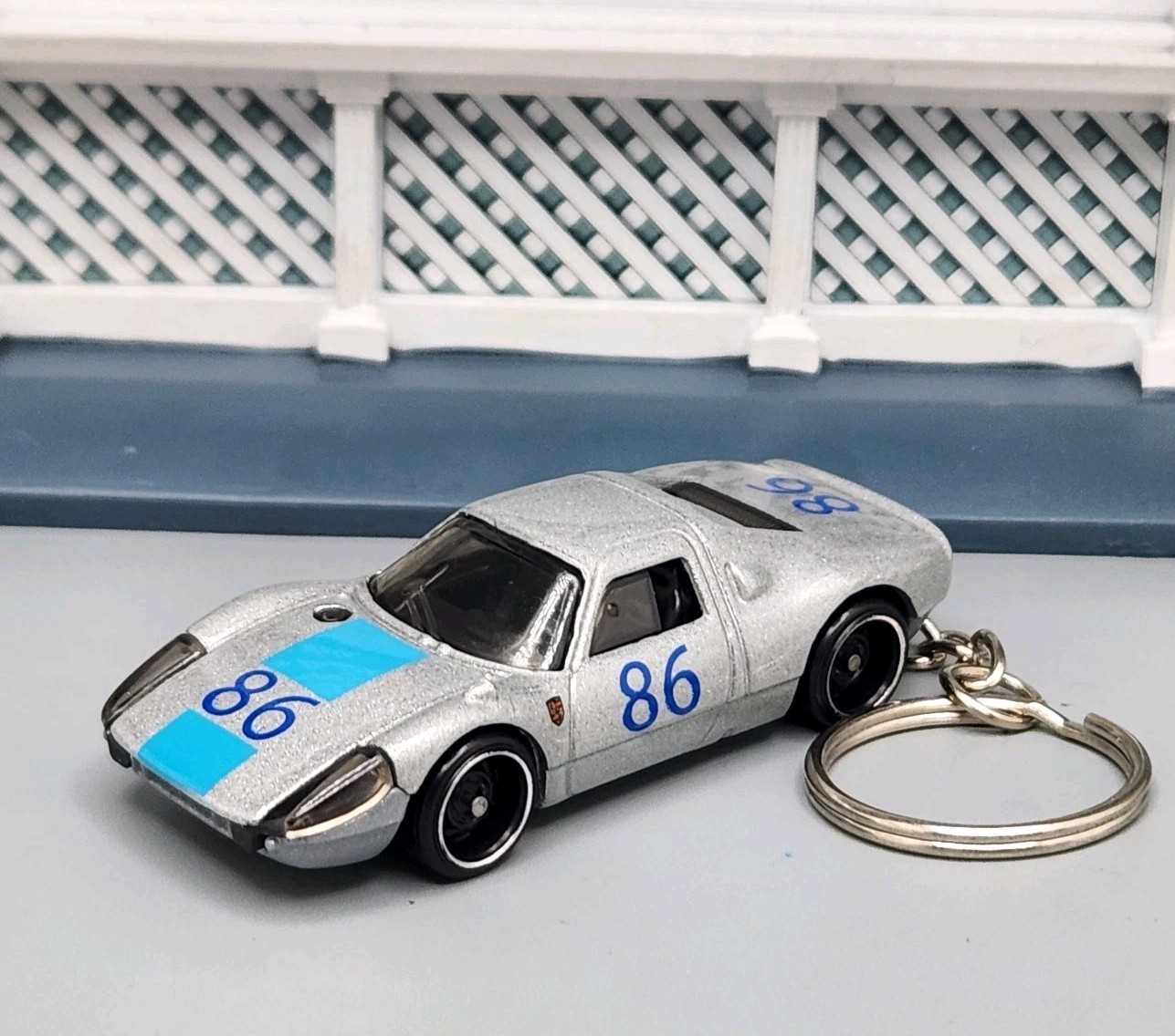 1964-1965 Porsche 904 Carrera GTS Silver Custom 1/64 Scale 🎁 AWESOME GIFT 🎁 