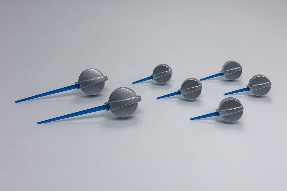 7 BLUE SILVER Speedometer Gauge Cluster Needles 2003-2006 GMC Silverado Sierra