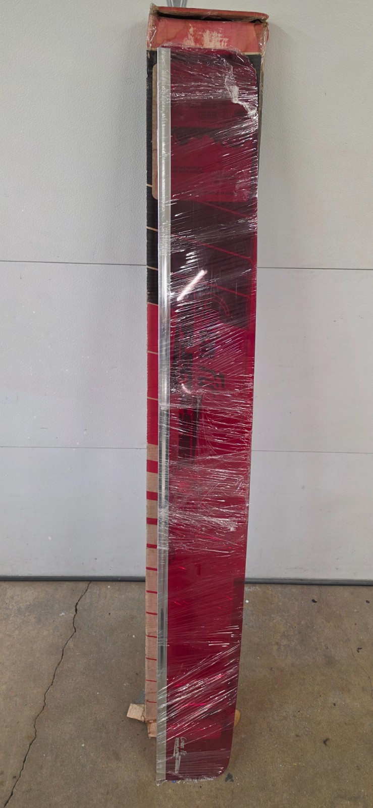 1987-1991 Ford Truck Red Deflecta-Shield Bug Hood Guard 62