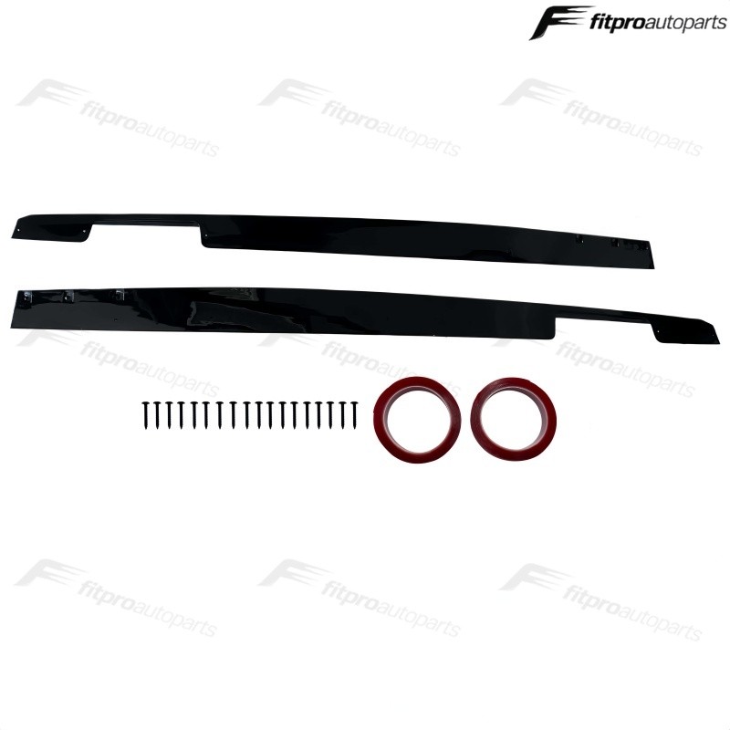 Fits 2020-2025 BMW G06 X6 M Sport Side Skirts Gloss Black PP Rocker Panel Fits 2020-2025 BMW G06 X6 M Sport Side Skirts Gloss Black PP Rocker Panel