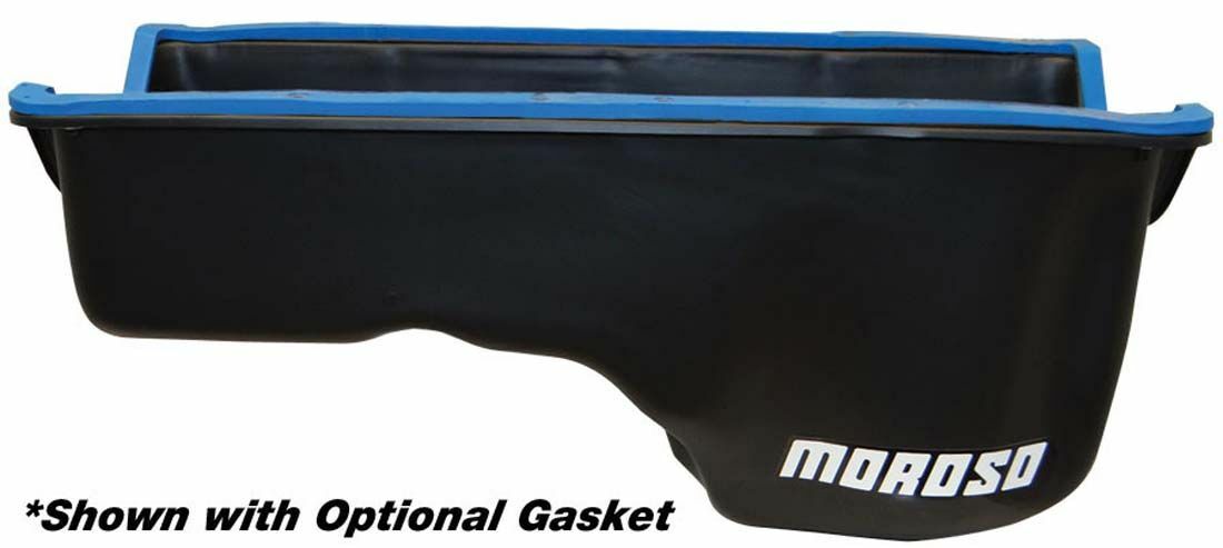 Moroso Oil Pan Black Painted Surface for 1994 - 2003 Ford 7.3L Powerstroke 27336