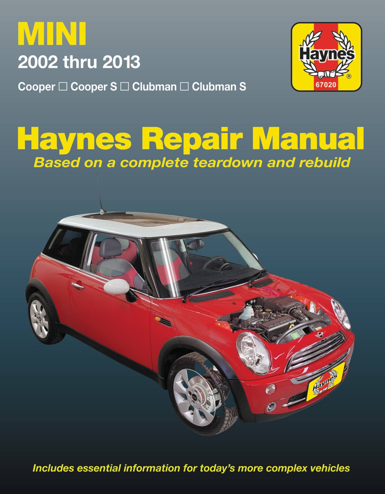 Mini 2002 thru 2013 Haynes Repair Manual Haynes Automotive Cooper, Cooper S, Clu