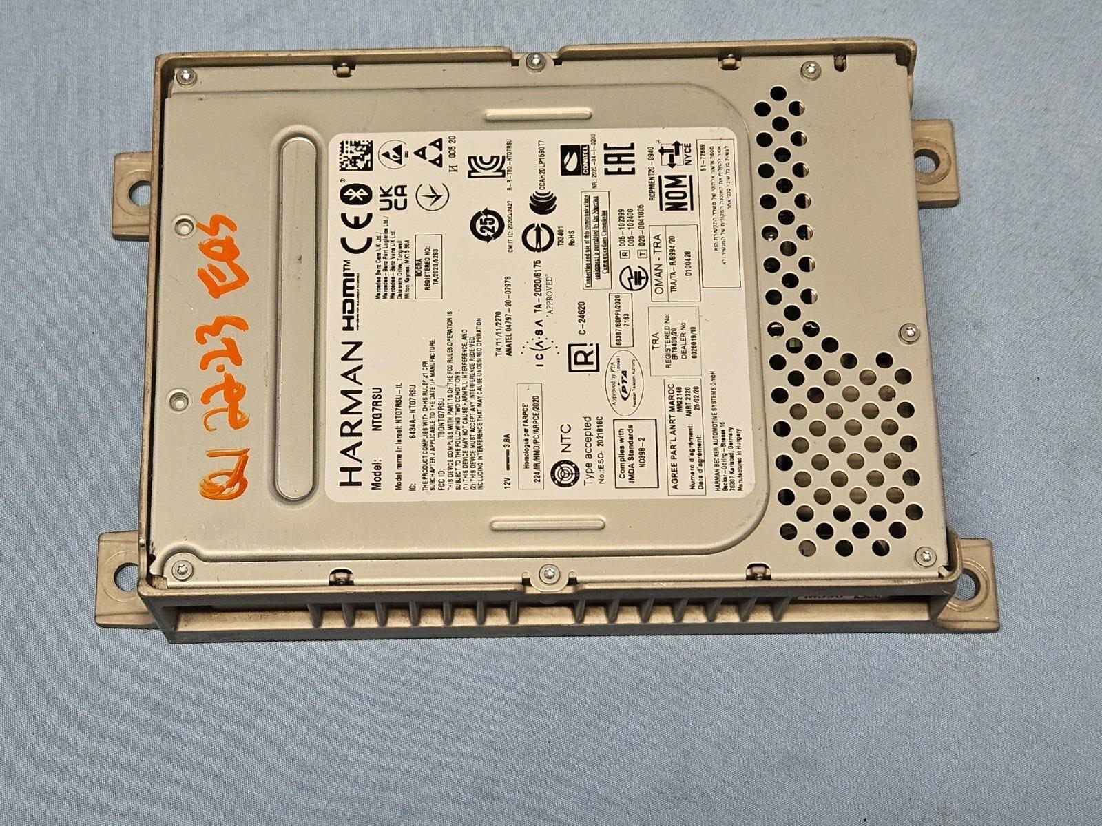 2022-2026 Mercedes EQS NTG7RSU M396 Fondunit Ece Radio Head Unit 2979002524 OEM
