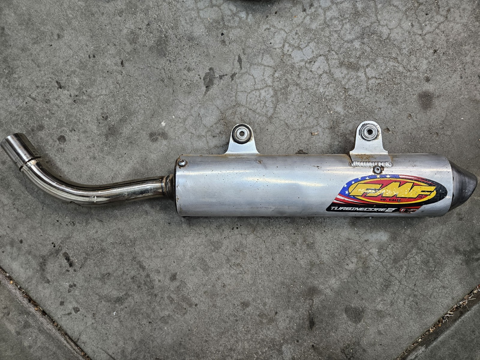 FMF Turbinecore 2 Spark Arrestor Silencer 025207 (17-19 KTM Husqvarna 250 300)