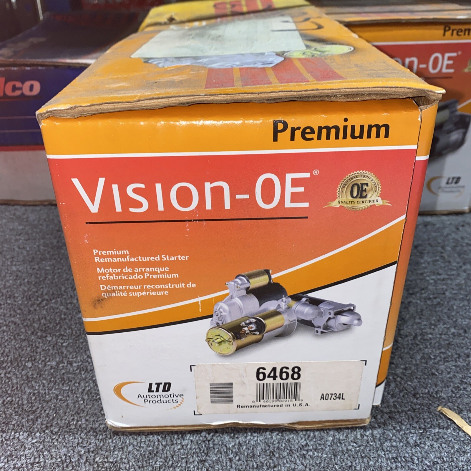 Premium Starter Motor-New Starter Vision OE 6468 Premium Starter Motor-New Starter Vision OE 6468