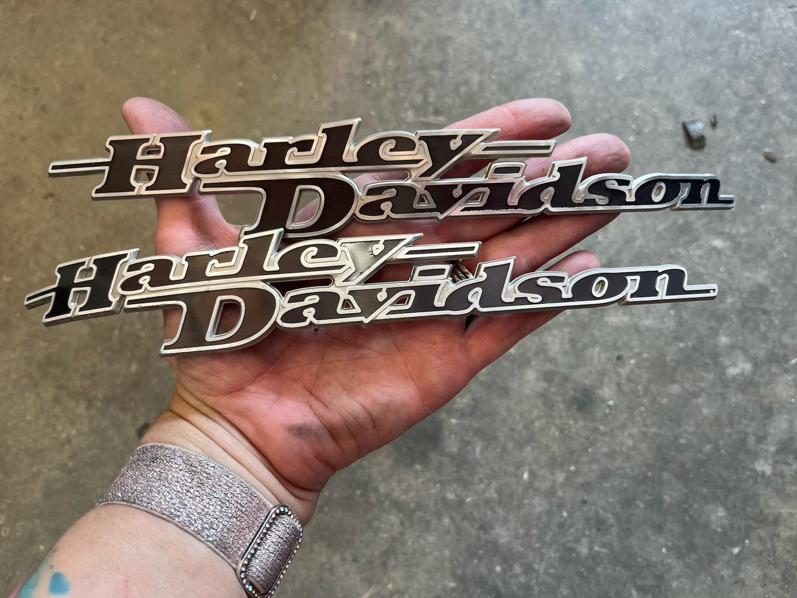 OEM Harley Touring Gas Tank Emblems OEM Harley Touring Gas Tank Emblems