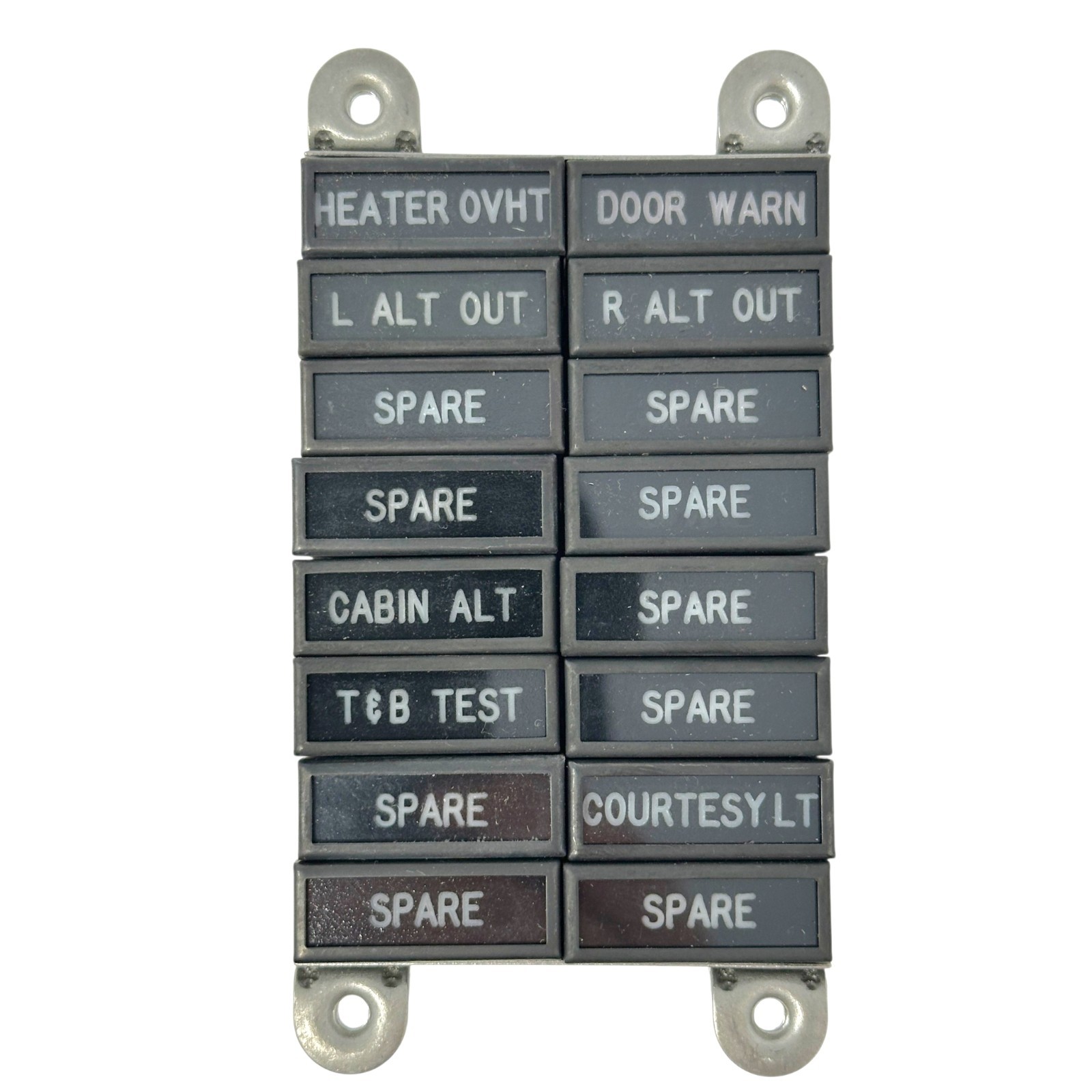 Vintage Master Specialties MSC Tellite Aircraft Warning Indicator Light Assembly