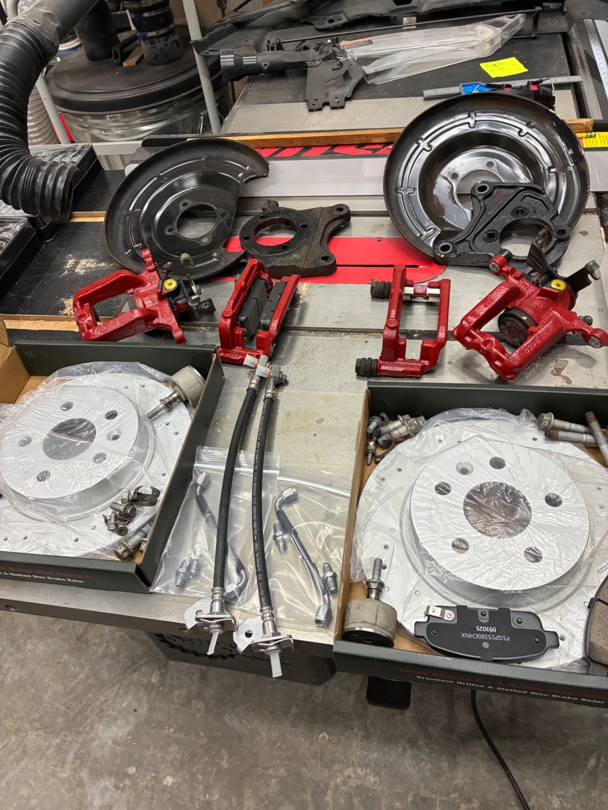 2012-2016 Chevy Sonic rear disc brake conversion