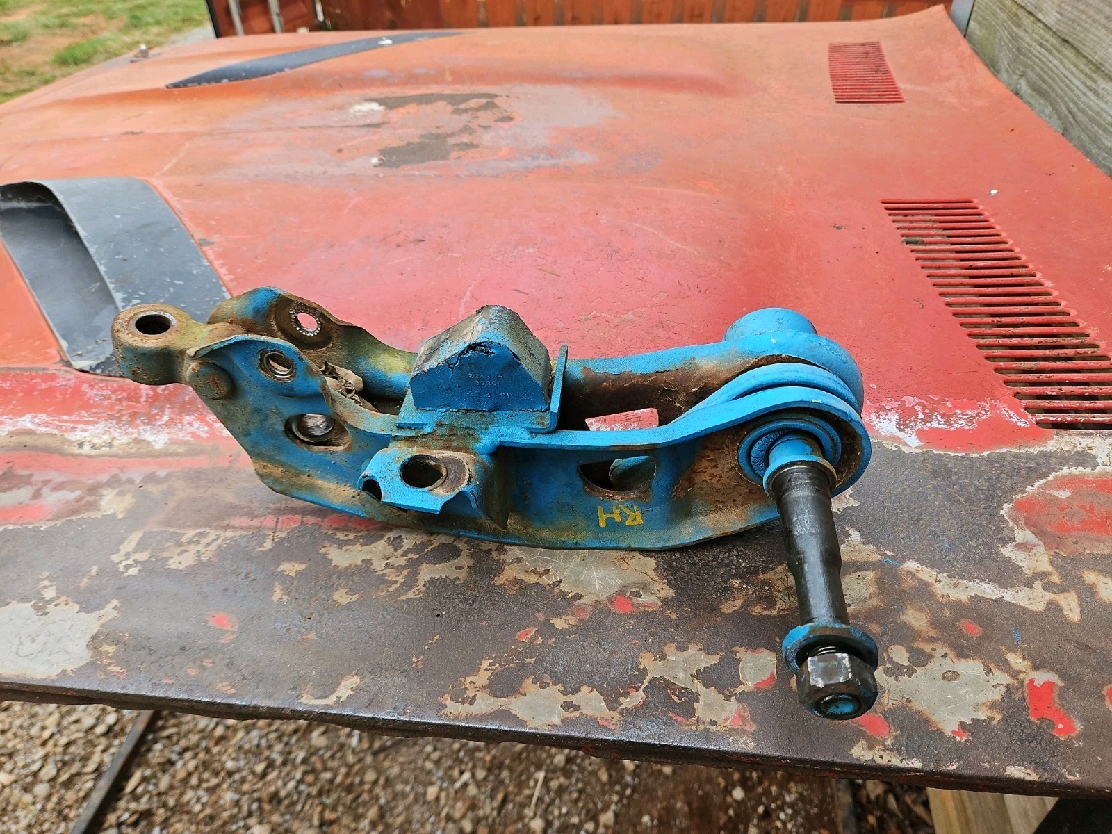 1966 1972 Charger GTX Road Runner Mopar RH Pass Lower Control Arm W/Sway Bar Brk 1966 1972 Charger GTX Road Runner Mopar RH Pass Lower Control Arm W/Sway Bar Brk