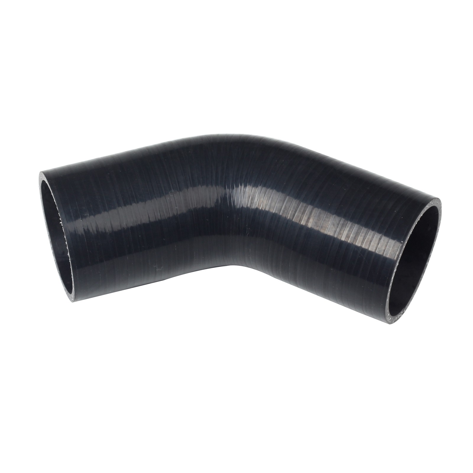 45Degree Elbow 76mm 3PLY Silicone Hose Black/BKRD Intercooler Coupler Turbo Pipe