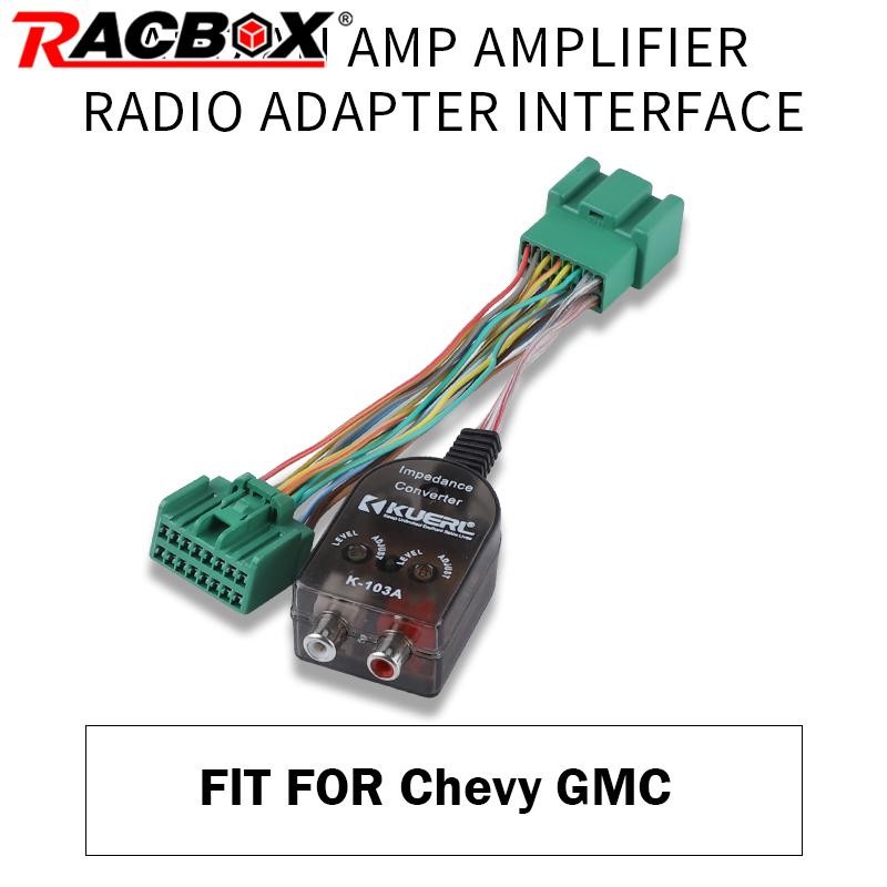 1x Radio Adapter Add Sub Amp Amplifier Interface For Chevy GMC 2014-2020 71-2107