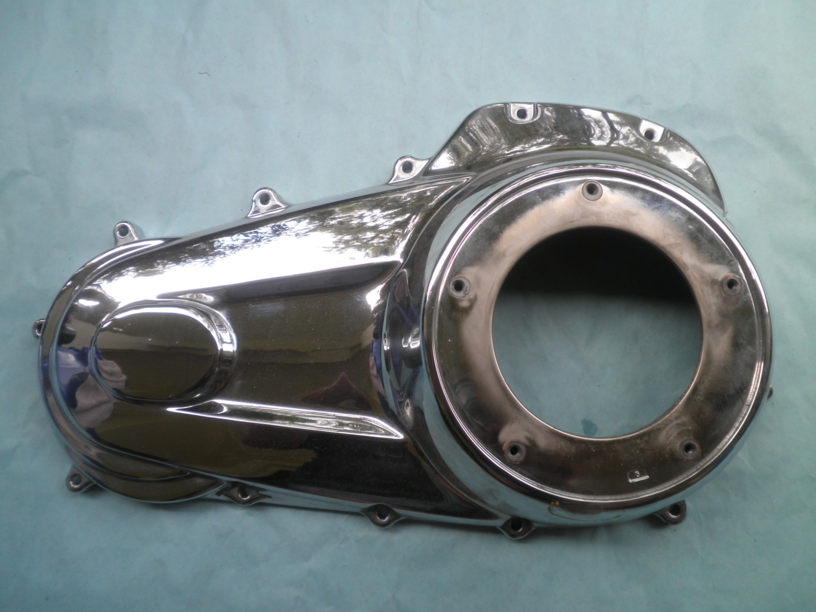 2017-2026 HARLEY TOURING OEM M 8 CHROME OUTER PRIMARY COVER 25700377 25700418