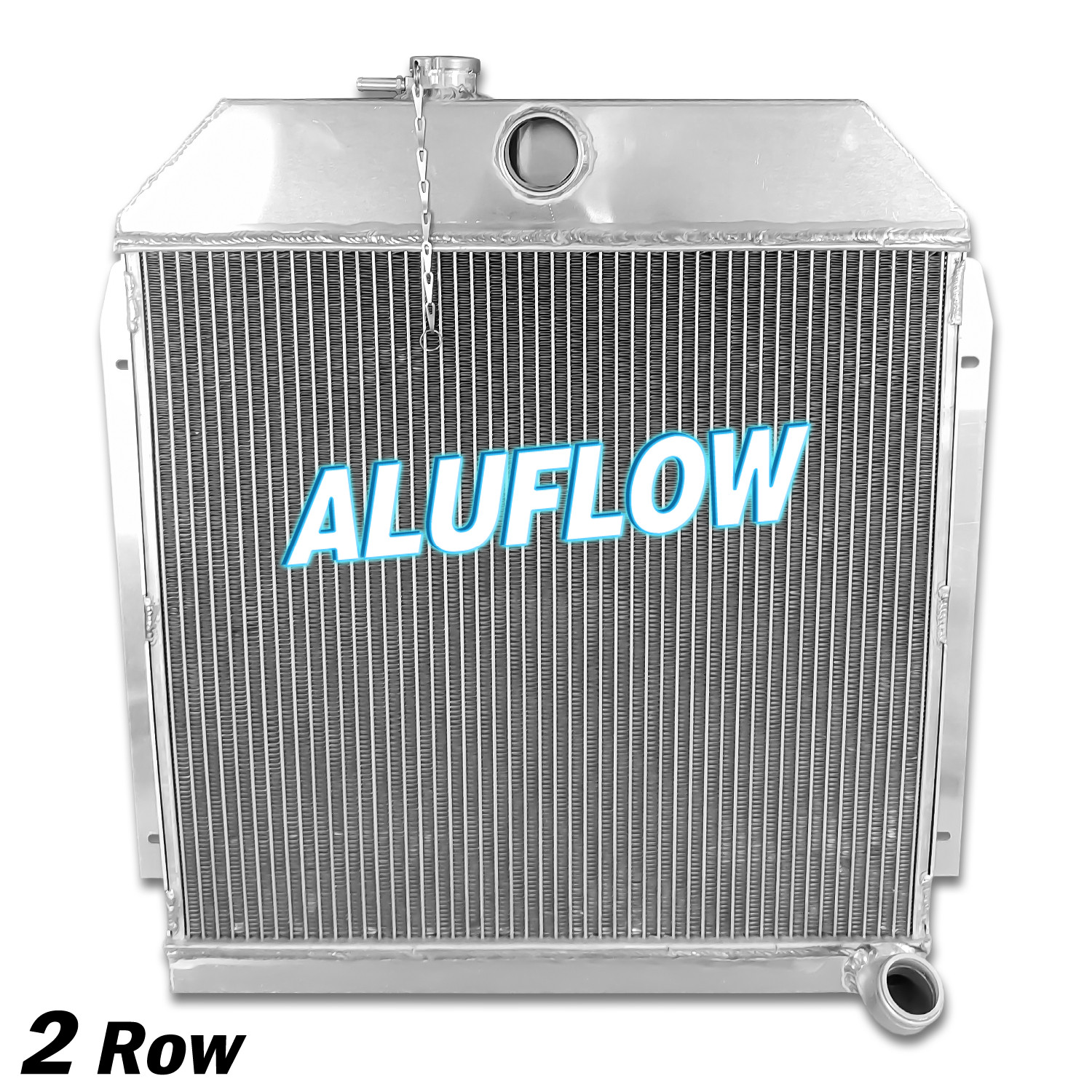 Aluminum Radiator For 1949-1952 Plymouth Dodge Chrysler DeSoto WR Straight 6 MT