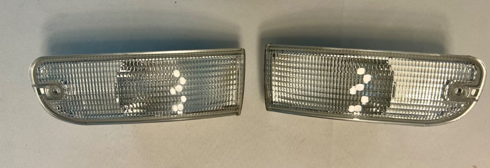 Porsche 911 993 Clear Turn Signals Short Set for US Bumper - Like New in Box Porsche 911 993 Clear Turn Signals Short Set for US Bumper - Like New in Box