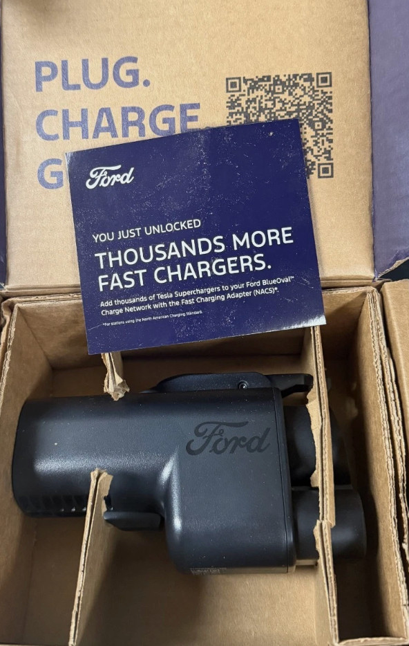2021 -2026 Ford Mustang Mach E OEM NACS to CCS1 DC Fast Charge Adapter 2021 -2026 Ford Mustang Mach E OEM NACS to CCS1 DC Fast Charge Adapter