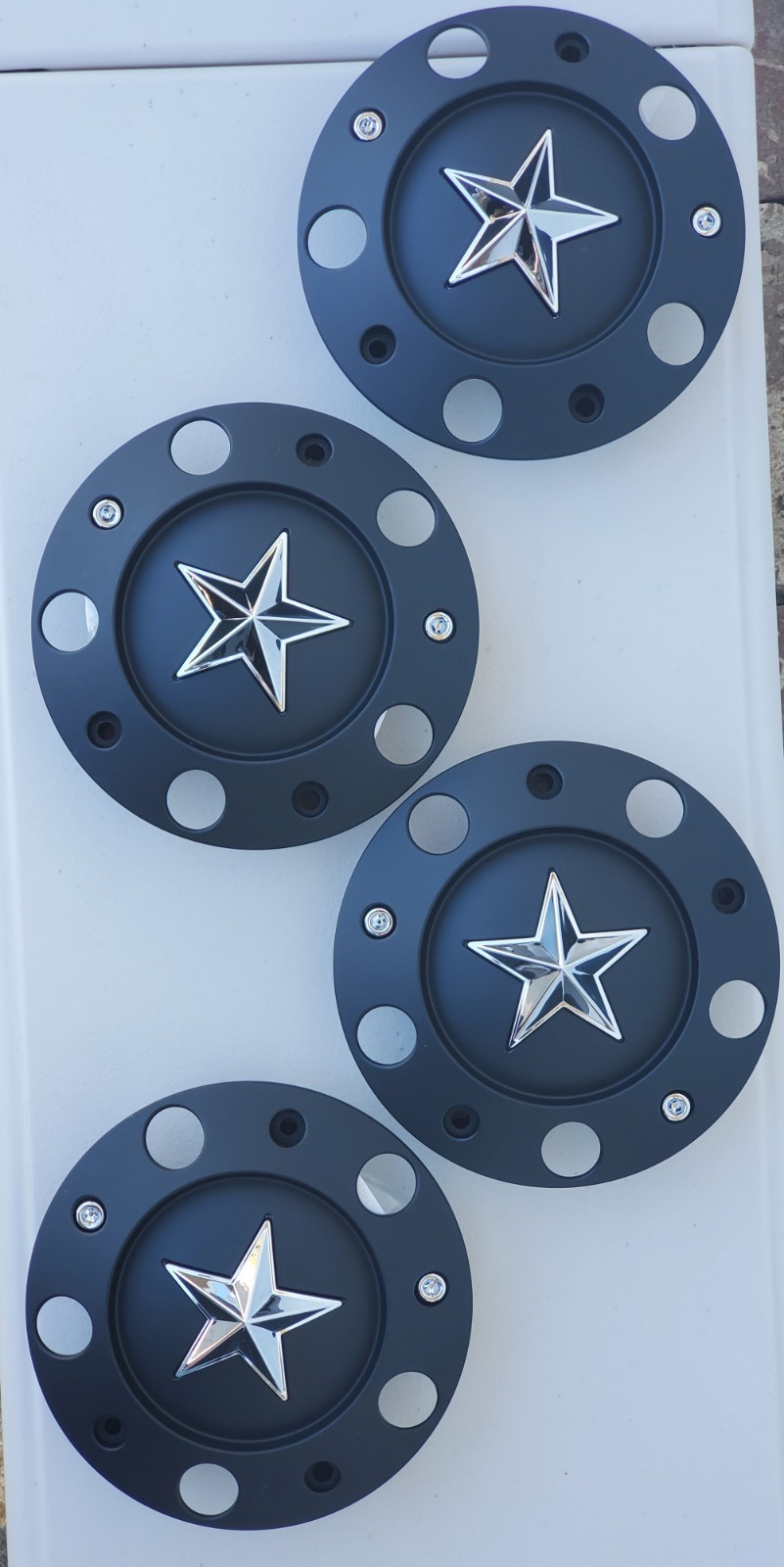 KMC XD 775 Rockstar Matte Black Wheel Center Hub Cap 8 3/8 KMC XD 775 Rockstar Matte Black Wheel Center Hub Cap 8 3/8