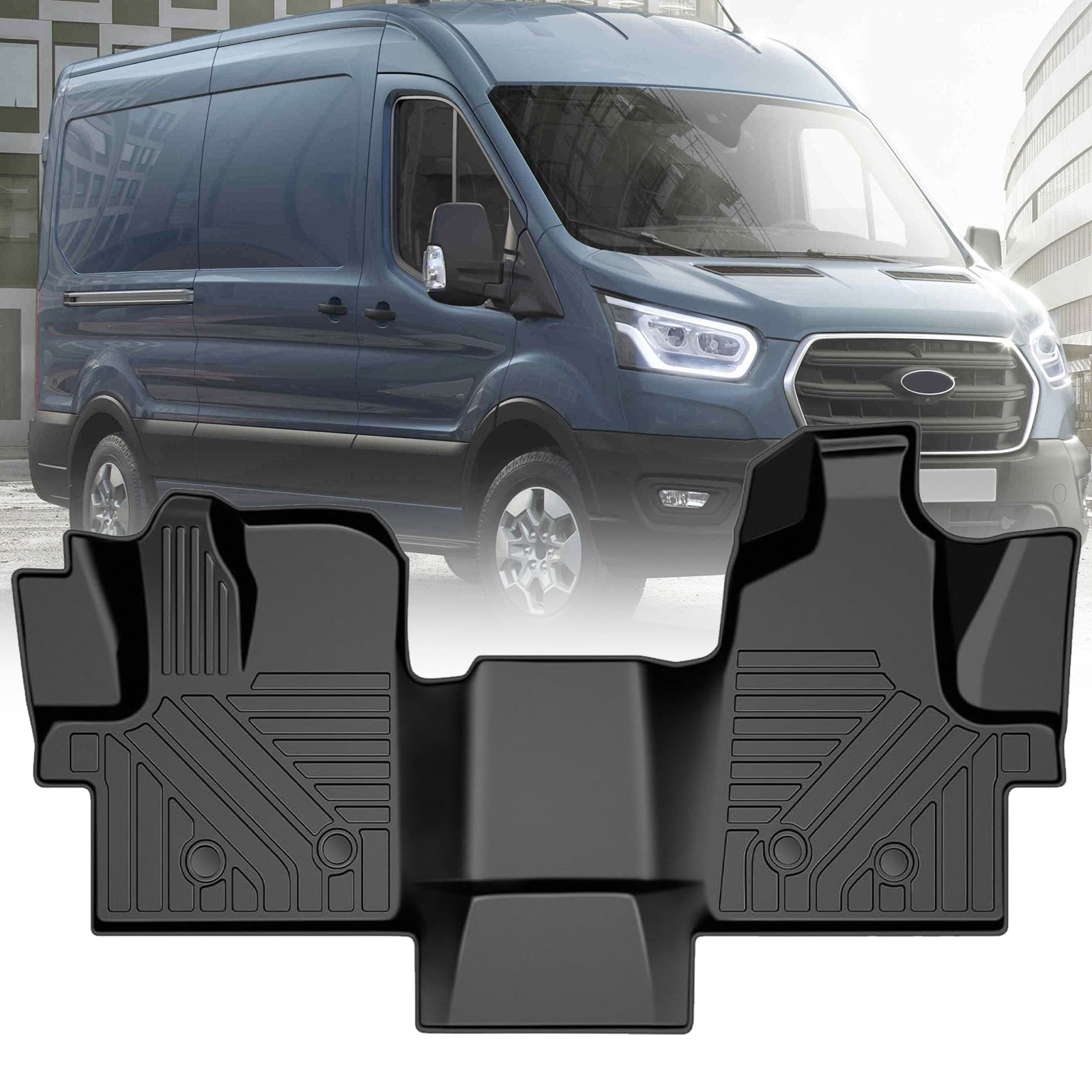 1PCS TPE Floor Mats Liner For 2022-2025 Ford Transit All-Weather Waterproof 1PCS TPE Floor Mats Liner For 2022-2025 Ford Transit All-Weather Waterproof