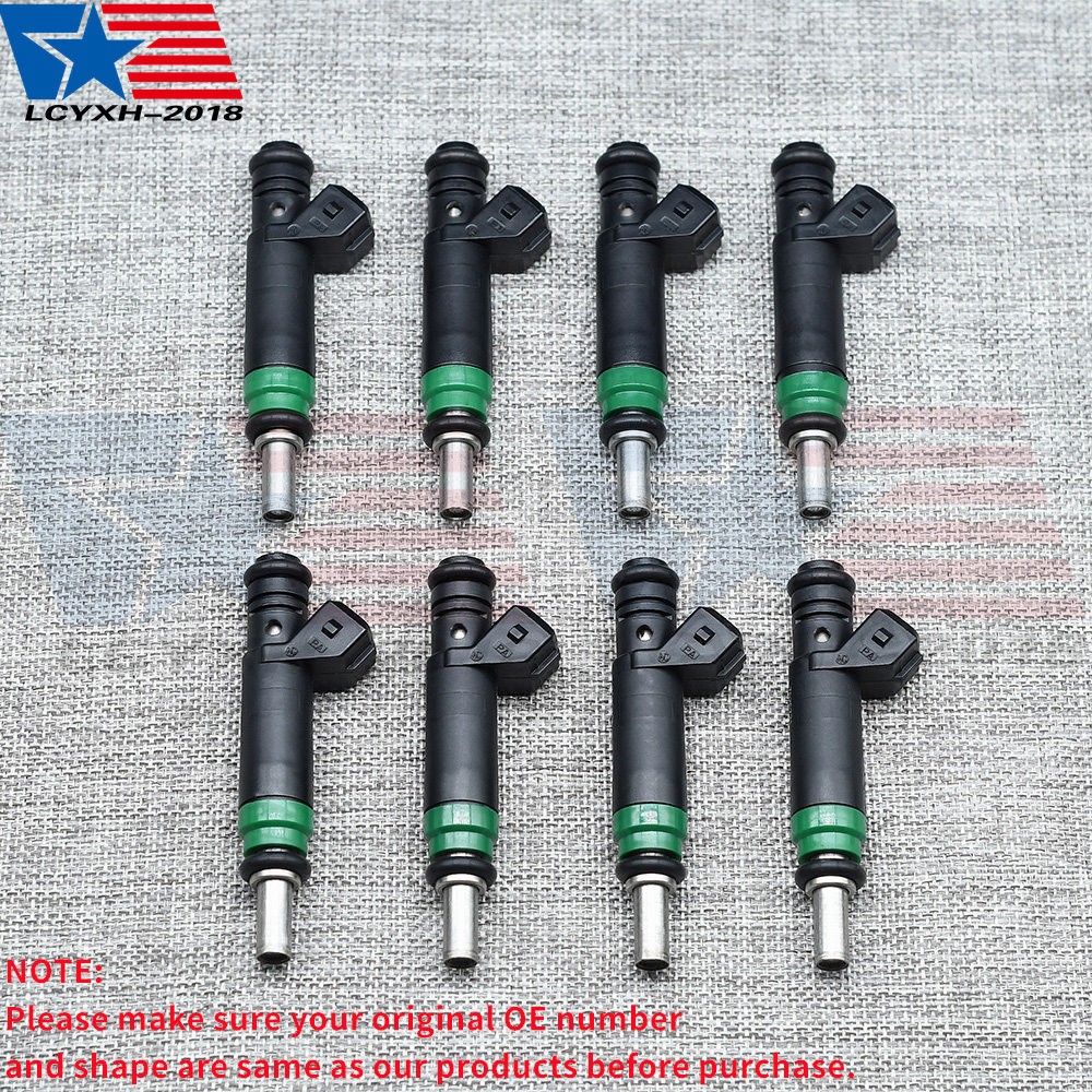 8PCS Fuel Injectors For BMW 550i 650i 650Ci 745i 750i 750Li X5 4.4L 4.8L 7525721