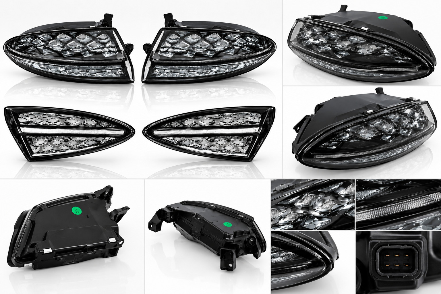 Bentley Continental GT GTC Clear Rear LED Tail Light Set OEM NEW 2024-2026