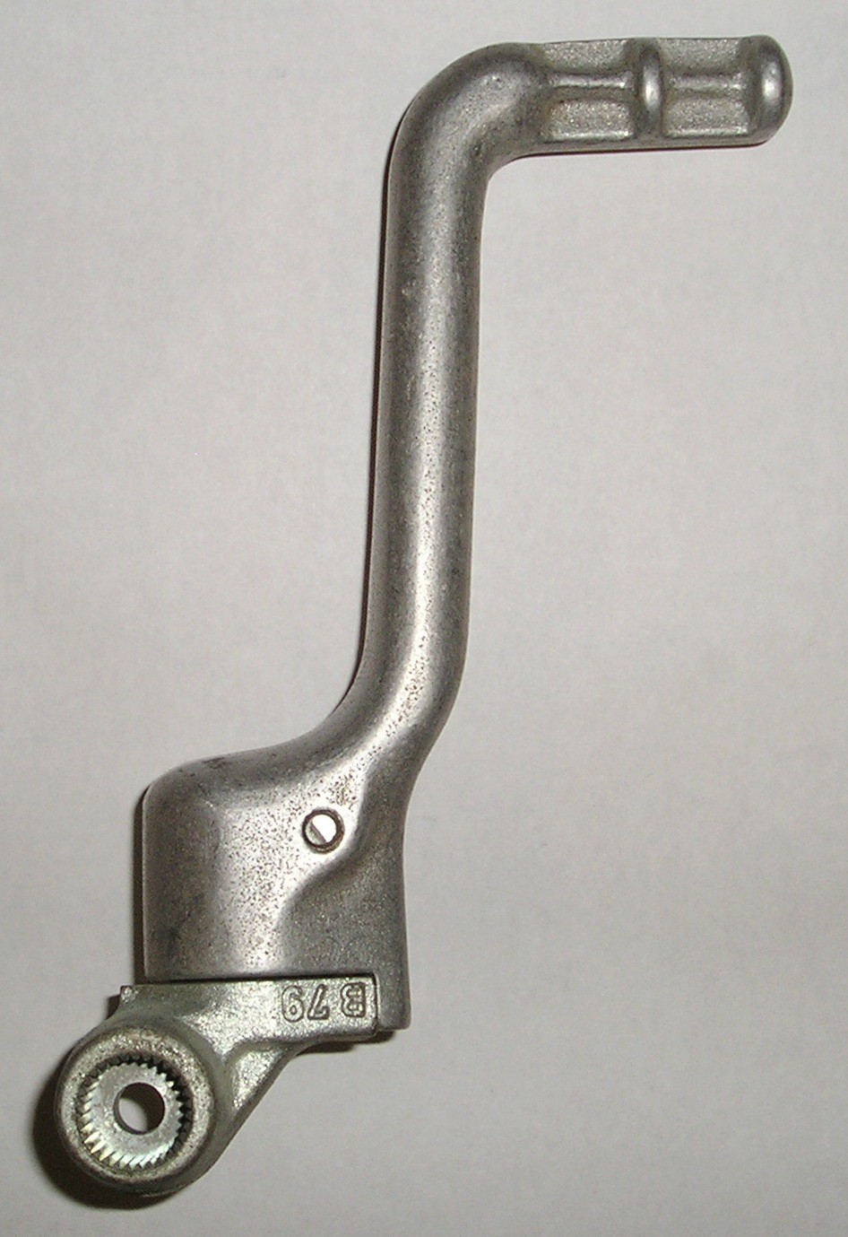 1987-1997 KTM 125 OEM motorcycle kick starter lever part #502-33-036-244 alloy