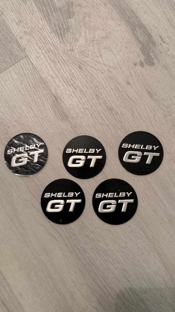Shelby GT Wheel Center Cap Covers Set Ford Mustang Super Snake Cobra GT350 2.5 Shelby GT Wheel Center Cap Covers Set Ford Mustang Super Snake Cobra GT350 2.5