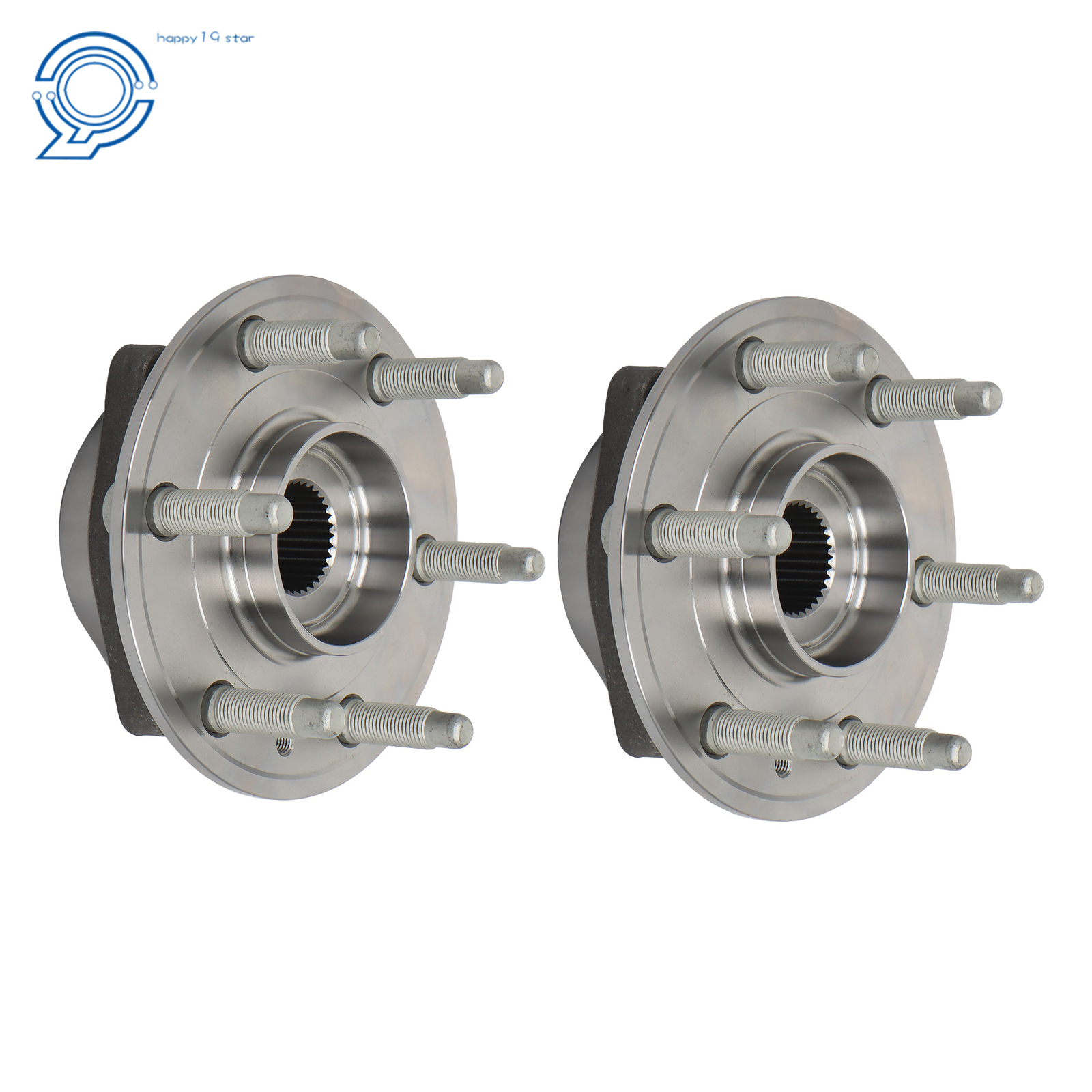 Pair 2 Front Wheel Hub Bearings For Chevy Traverse GMC Acadia Buick Enclave 3.6L