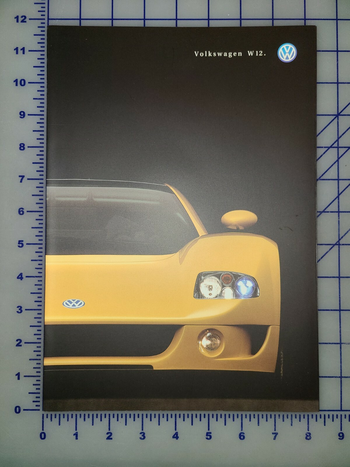 1998 Volkswagen Roadster W12 Supercar Concept Brochure Folder 1998 Volkswagen Roadster W12 Supercar Concept Brochure Folder