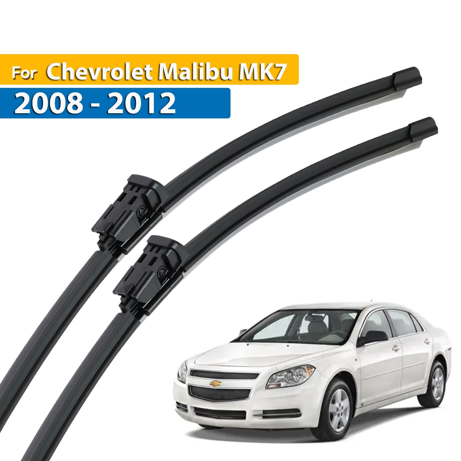 2Pcs Front Windshield Wiper Blades For Chevrolet Malibu MK7 2008 - 2012 24\