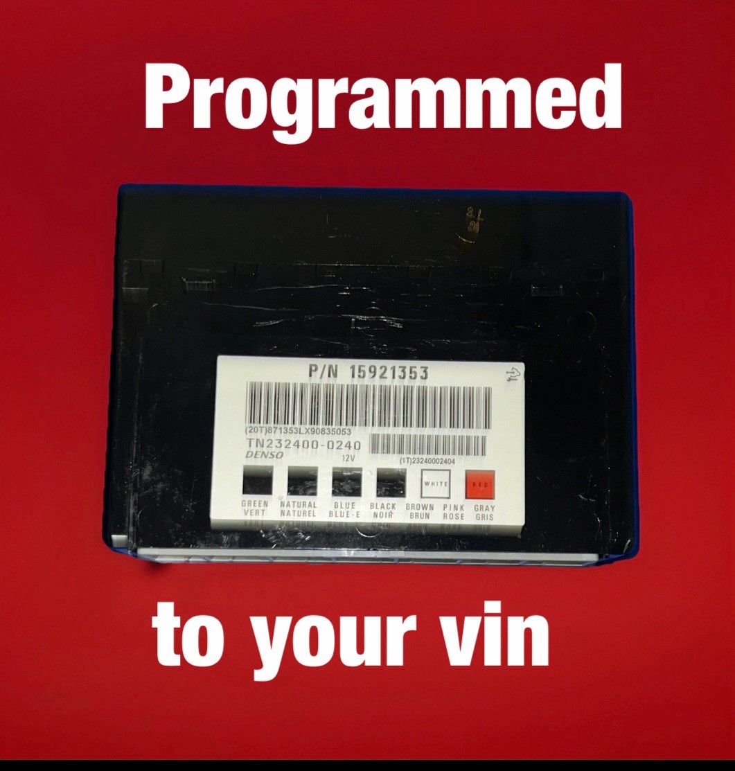 15921353 GM Body Control Module Programmed To Your VIN BCM 2006-2013
