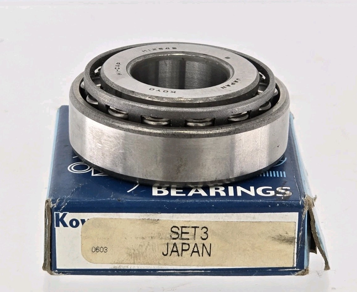 NOS Koyo M12649/M12610 Ag & Wheel Tapered Roller Bearing Cone & Cup, SET-3 A3