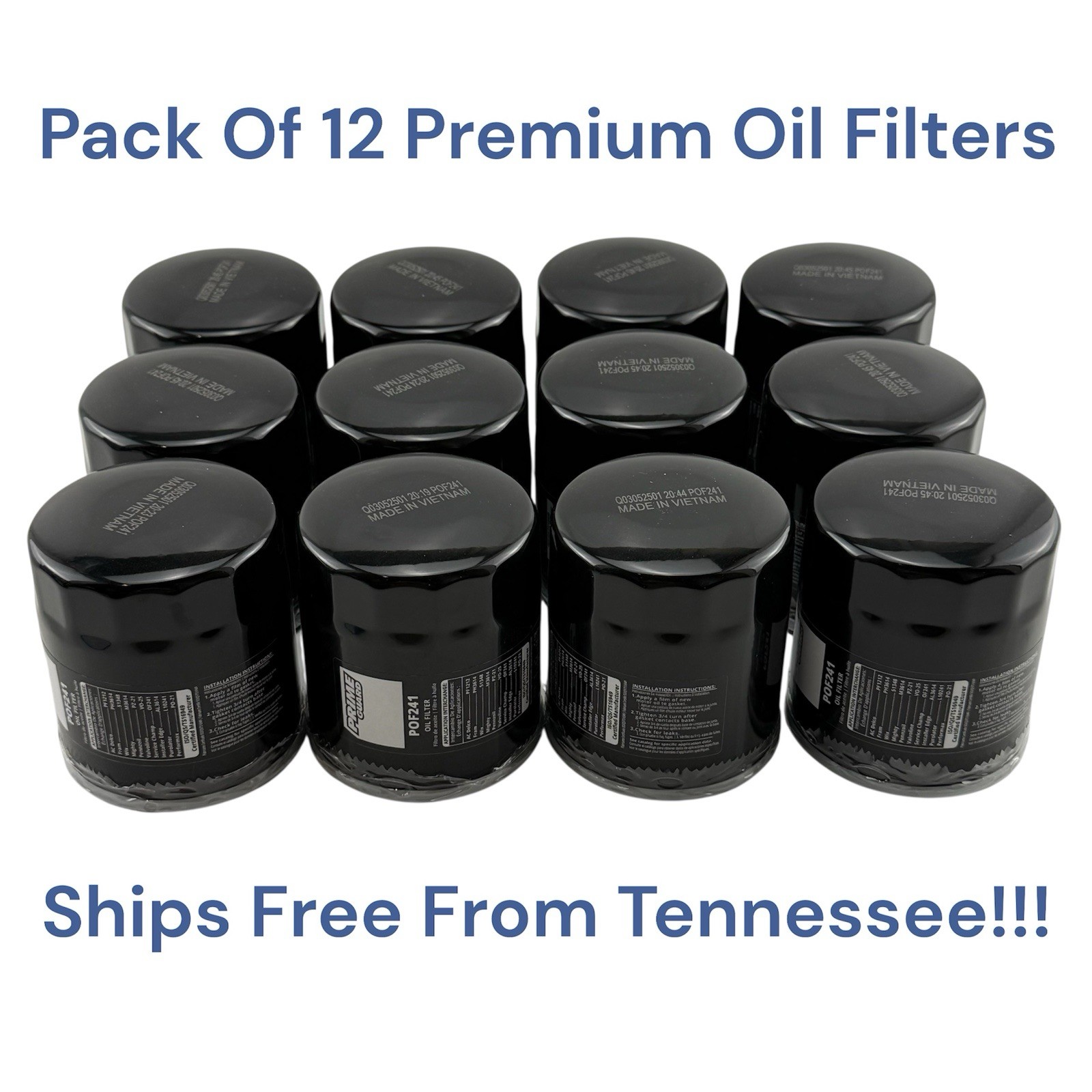12-Oil Filters For Fram PH3614, AC Delco PF53, Purolater 10241, Wix 51348 12-Oil Filters For Fram PH3614, AC Delco PF53, Purolater 10241, Wix 51348