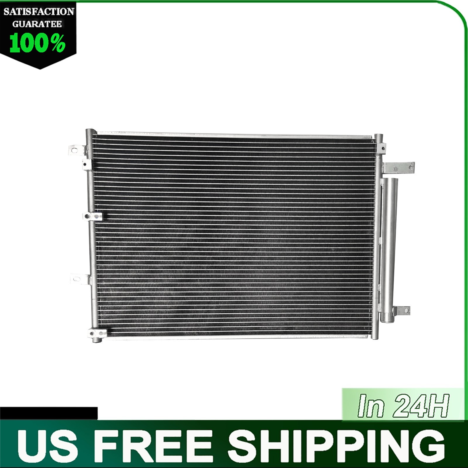 AC condenser 4361 for 2014 2015 2016 2017 2018 Jeep Cherokee 2.4L  3.2L Aluminum