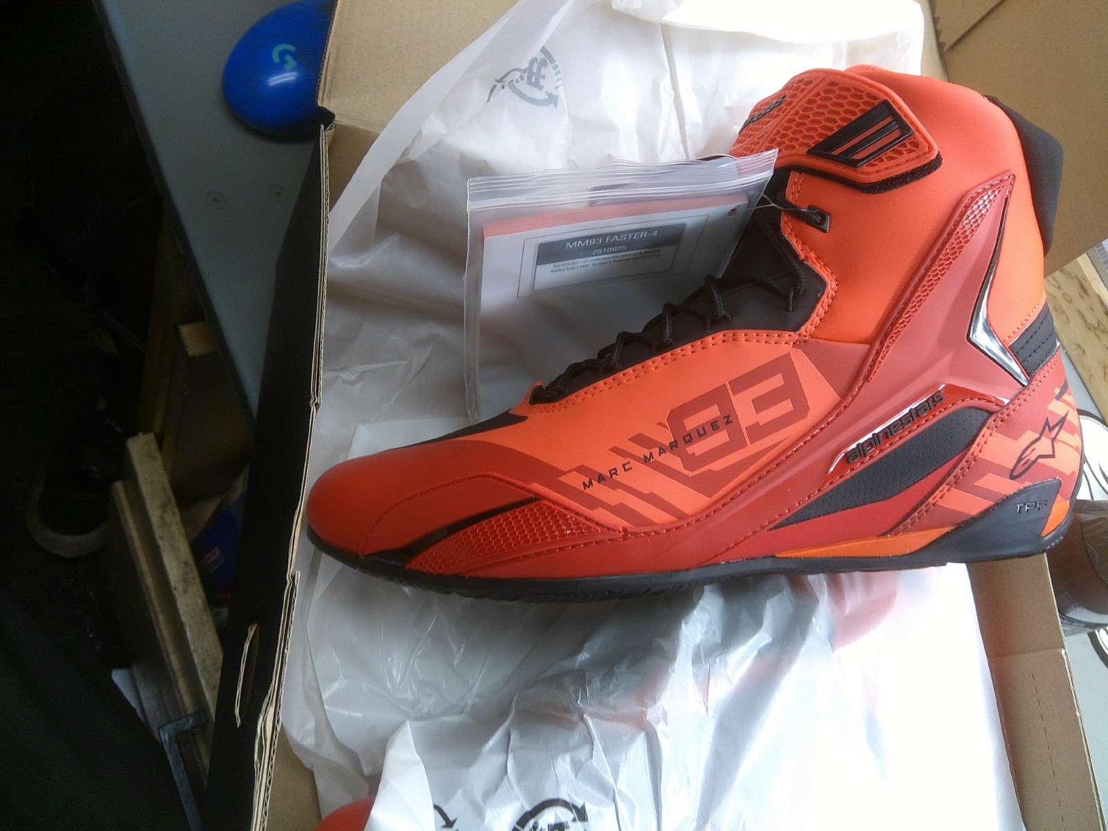 MM93 MARQUEZ SP EDITION ALPINESTARS - Faster-4 Shoes US 13 | 2510425-1130-13 MM93 MARQUEZ SP EDITION ALPINESTARS - Faster-4 Shoes US 13 | 2510425-1130-13