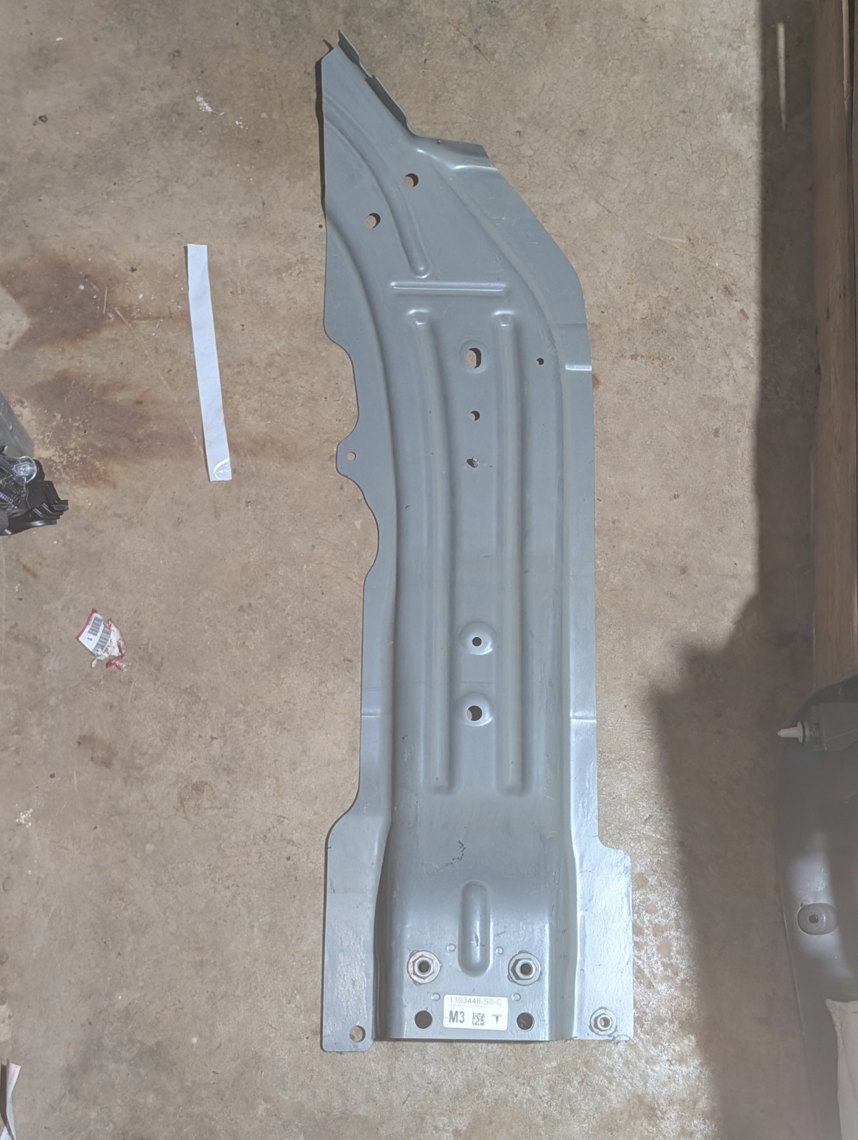NEW 2021-2023Tesla Model 3 Outer Rail Body Frame Panel Right 1103448-S0-C OEM NEW 2021-2023Tesla Model 3 Outer Rail Body Frame Panel Right 1103448-S0-C OEM