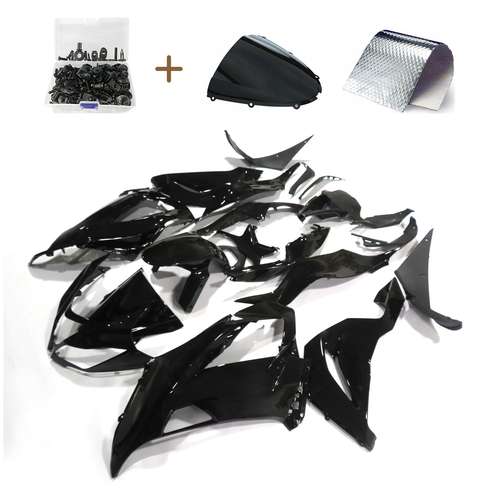 Fairings Kit+ Bolts For 2013-2018 Kawasaki Ninja ZX6R ZX636 2014 2015 2016 2017 Fairings Kit+ Bolts For 2013-2018 Kawasaki Ninja ZX6R ZX636 2014 2015 2016 2017