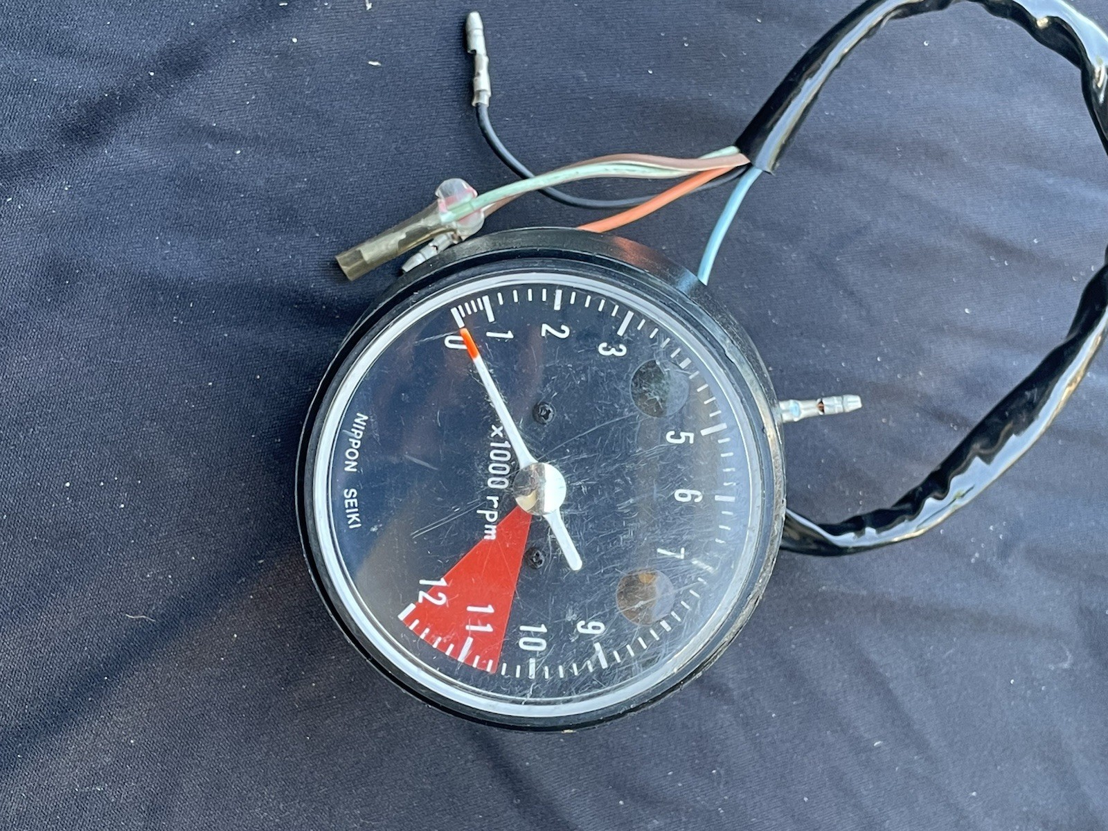 Vintage 1970’s Honda CB350 Tachometer Vintage 1970’s Honda CB350 Tachometer