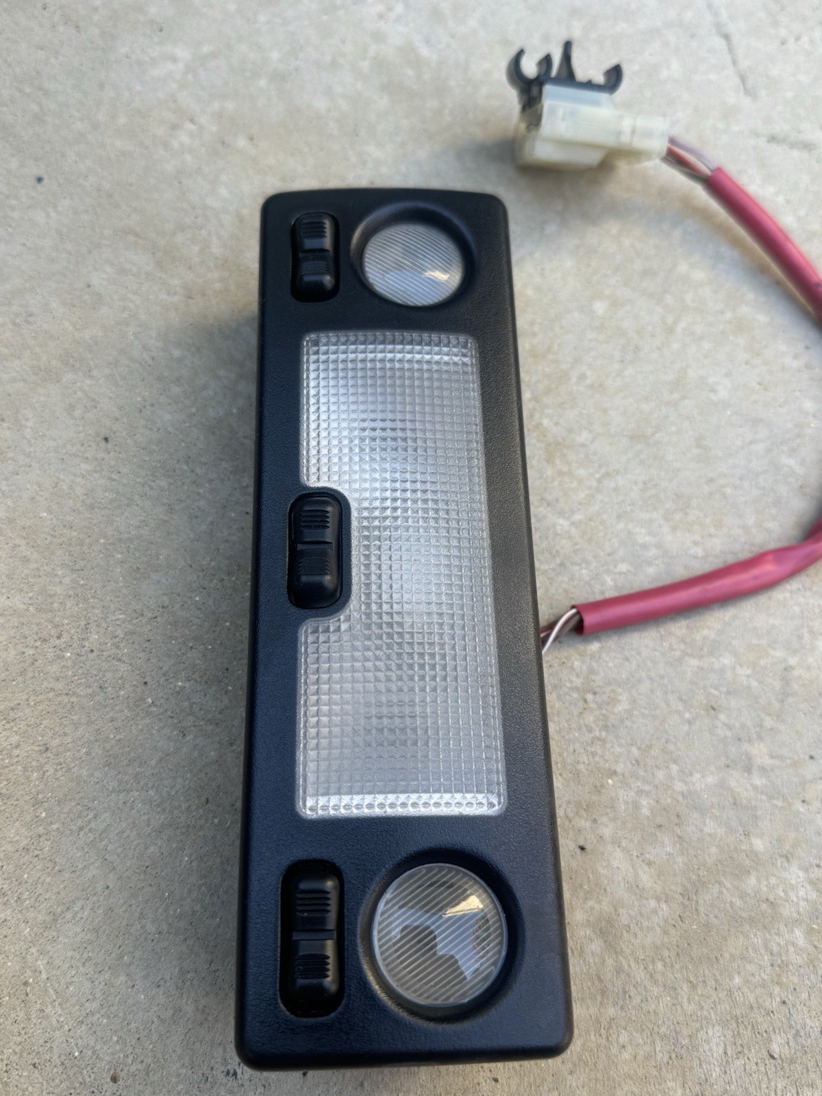 Dome Light Reading Lamp OEM 94-99 BMW E36 325 328 M3 Front Interior Black Dome Light Reading Lamp OEM 94-99 BMW E36 325 328 M3 Front Interior Black
