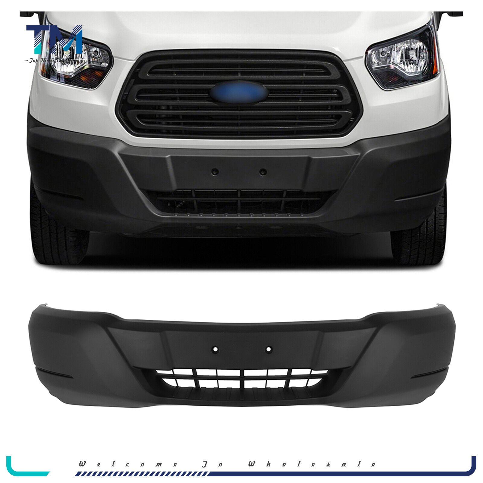 Front Lower Bumper Cover Fascia Fits Ford Transit-150 FO1000707C CK4Z17757AA