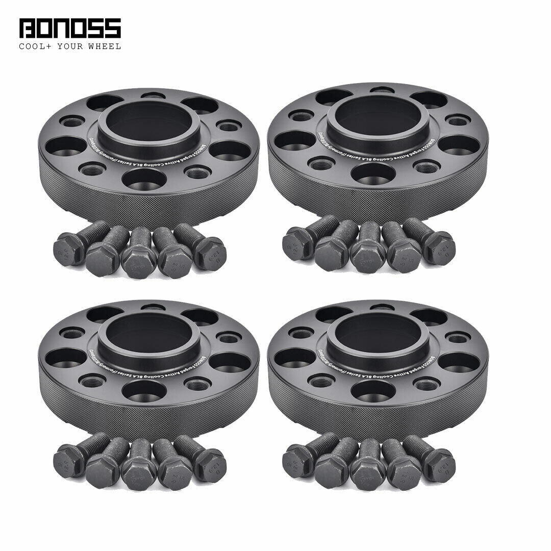2x25mm+2x30mm For Maserati GranTurismo S BONOSS 7075T6 Wheel Spacer 5x114.3