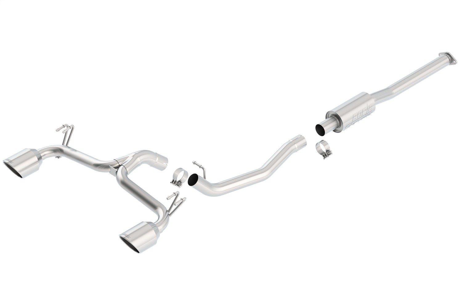 Borla S-Type Cat-Back Exhaust System for 09-15 Lancer -140334